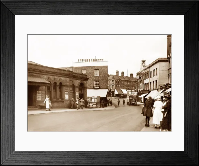 Framed Print : Blackheath Railway Station and Tranquil Vale early 1900s Framed Print : Blackheath Railway Station and Tranquil Vale early 1900s