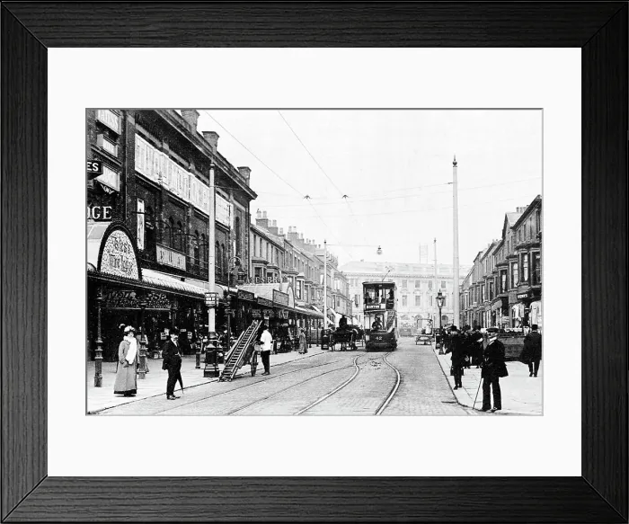 Framed Print : Clifton Street, Blackpool early 1900's Framed Print : Clifton Street, Blackpool early 1900's