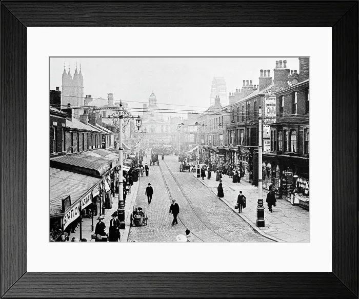Framed Print : Abingdon Street, Blackpool early 1900's Framed Print : Abingdon Street, Blackpool early 1900's