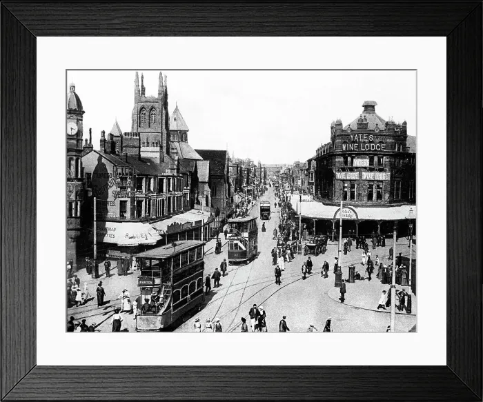 Framed Print : Talbot Square, Blackpool early 1900's Framed Print : Talbot Square, Blackpool early 1900's