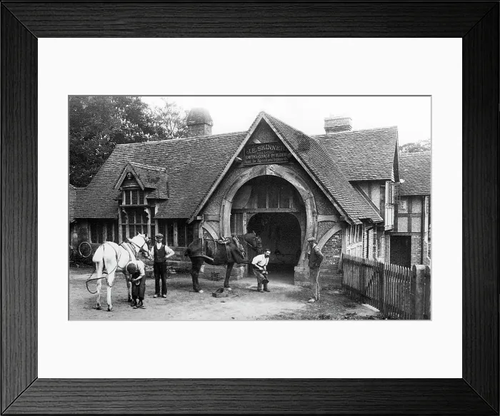Framed Print : Penshurst Blacksmith early 1900s