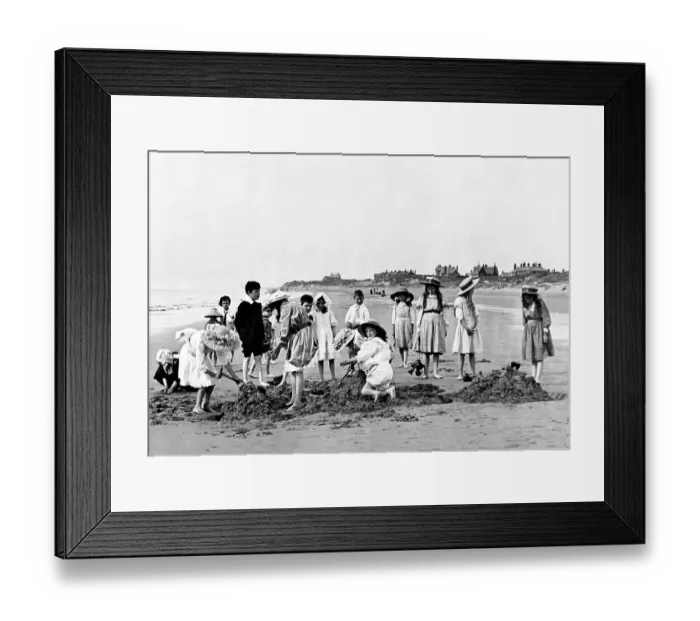 Framed Print : Blundellsands early 1900's