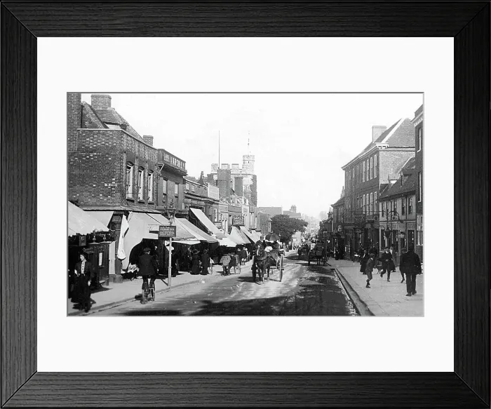 Framed Print : Sittingbourne High Street early 1900s Framed Print : Sittingbourne High Street early 1900s