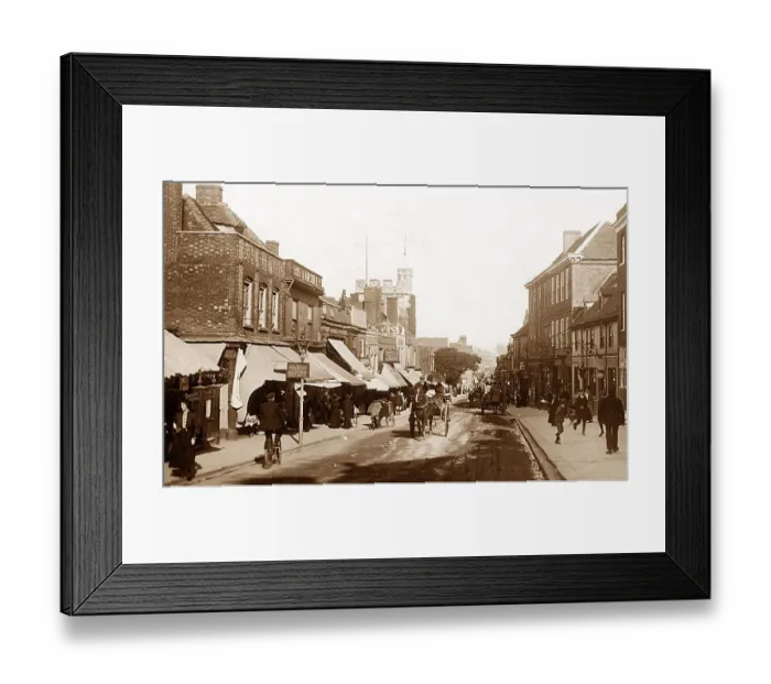 Framed Print : High Street, Sittingbourne early 1900's Framed Print : High Street, Sittingbourne early 1900's