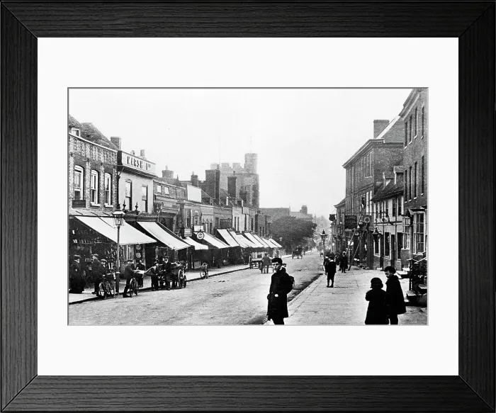 Framed Print : Sittingbourne High Street early 1900s Framed Print : Sittingbourne High Street early 1900s