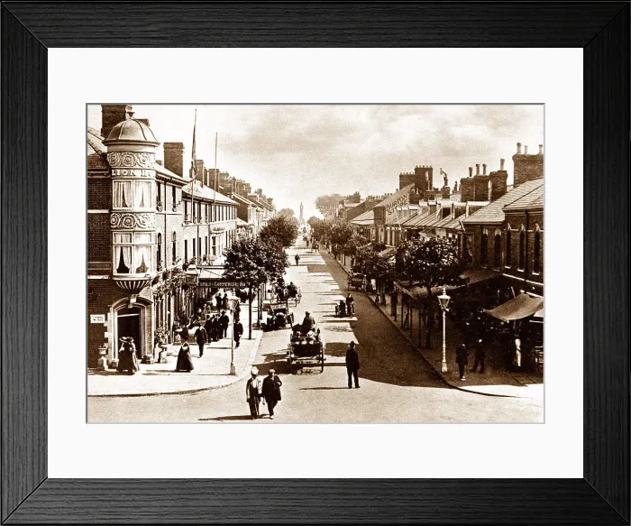 Framed Print : Lumley Road, Skegness early 1900's Framed Print : Lumley Road, Skegness early 1900's
