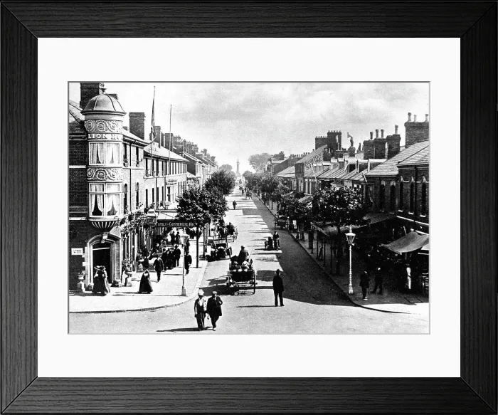 Framed Print : Skegness Lumley Road early 1900s Framed Print : Skegness Lumley Road early 1900s