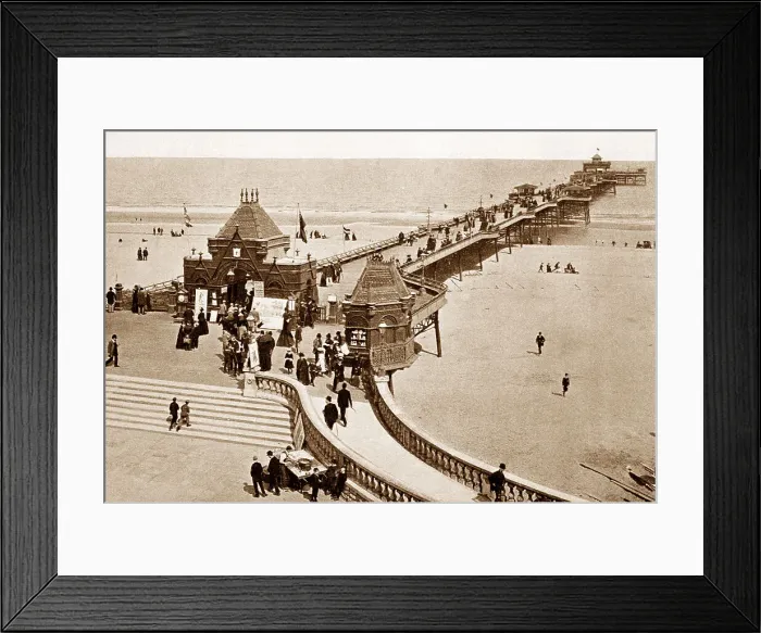 Framed Print : The Pier, Skegness early 1900's Framed Print : The Pier, Skegness early 1900's