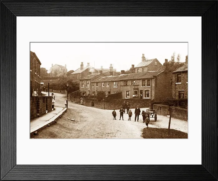 Framed Print : Skelmanthorpe early 1900's Framed Print : Skelmanthorpe early 1900's