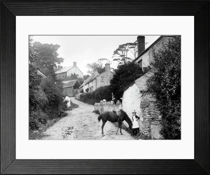 Framed Print : Slade near Ilfracombe early 1900s Framed Print : Slade near Ilfracombe early 1900s