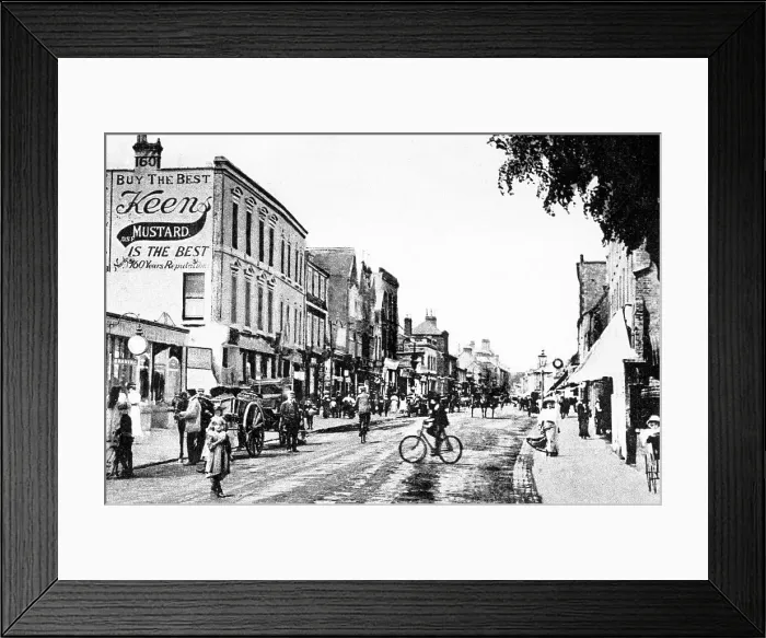 Framed Print : Slough High Street early 1900s Framed Print : Slough High Street early 1900s