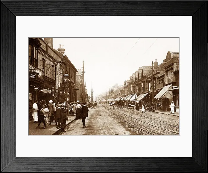 Framed Print : High Street, Smethwick early 1900's Framed Print : High Street, Smethwick early 1900's