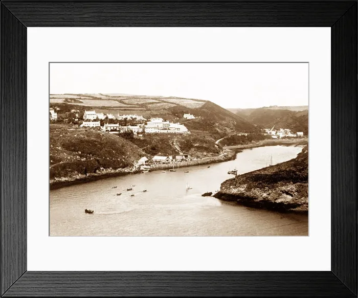 Framed Print : The Harbour, Solva early 1900's Framed Print : The Harbour, Solva early 1900's