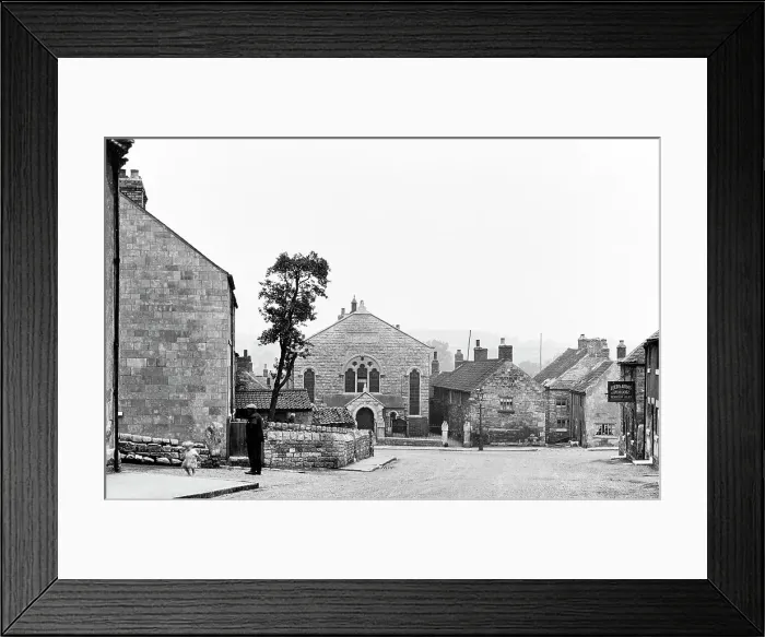 Framed Print : West Street, South Anston early 1900's Framed Print : West Street, South Anston early 1900's