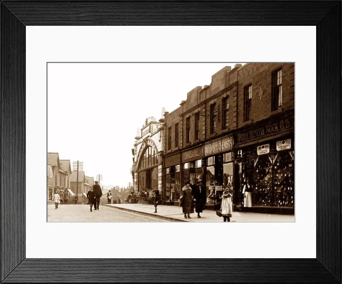 Framed Print : Barnsley Road, South Elmsall early 1900's Framed Print : Barnsley Road, South Elmsall early 1900's