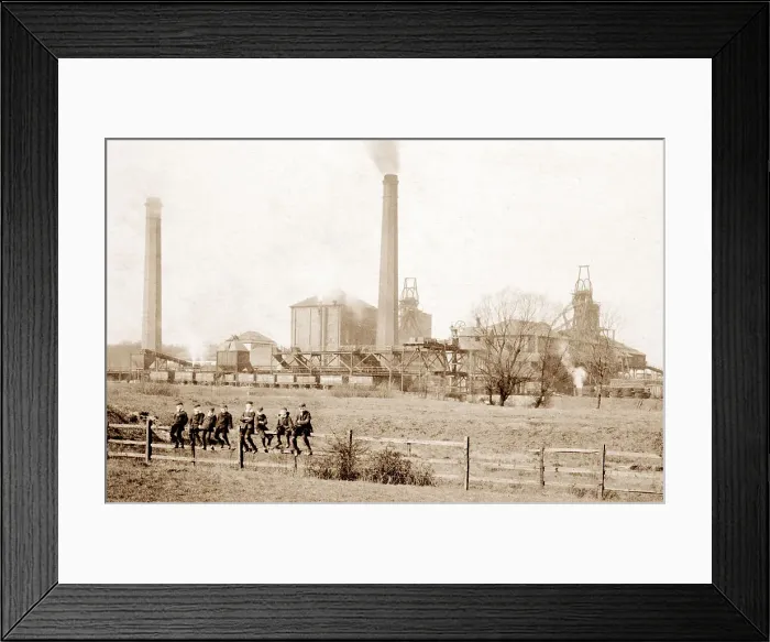 Framed Print : South Kirkby Colliery early 1900's Framed Print : South Kirkby Colliery early 1900's