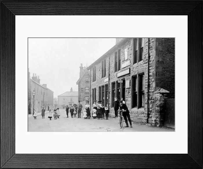 Framed Print : South Milford Commercial Buildings early 1900s Framed Print : South Milford Commercial Buildings early 1900s
