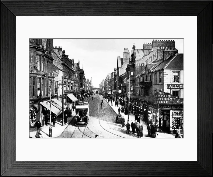 Framed Print : King Street, South Shields early 1900's Framed Print : King Street, South Shields early 1900's