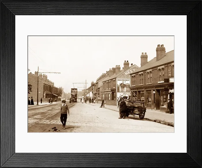 Framed Print : Doncaster Balby Road early 1900s Framed Print : Doncaster Balby Road early 1900s