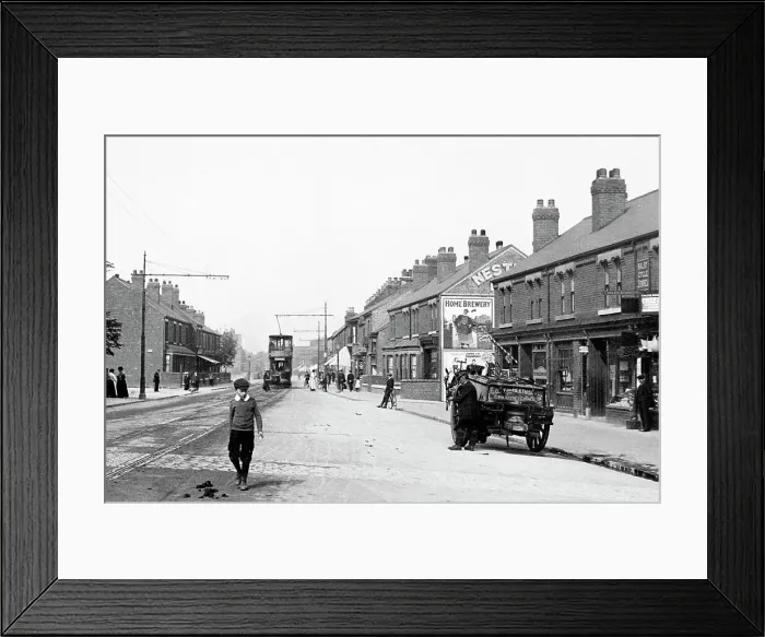 Framed Print : Balby Road, Doncaster early 1900's Framed Print : Balby Road, Doncaster early 1900's