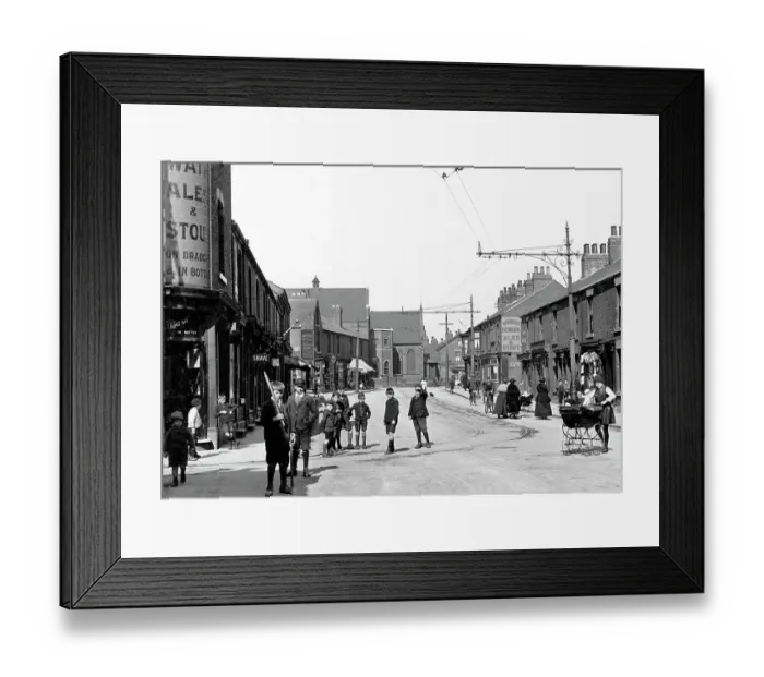 Framed Print : Doncaster Carr House Road early 1900s Framed Print : Doncaster Carr House Road early 1900s