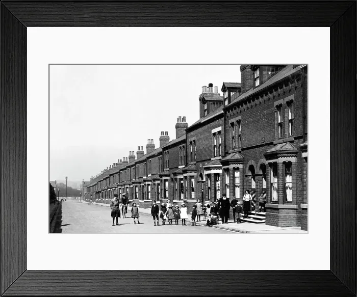 Framed Print : Balby Albany Road early 1900s Framed Print : Balby Albany Road early 1900s