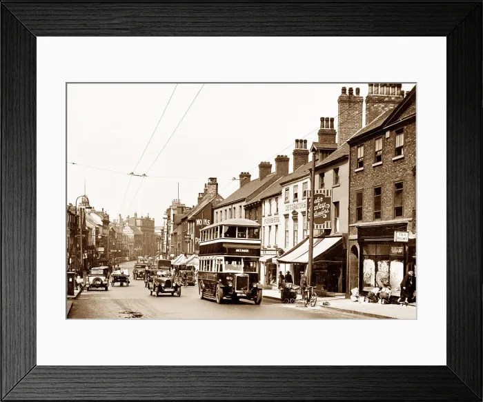 Framed Print : Hall Gate, Doncaster early 1900's Framed Print : Hall Gate, Doncaster early 1900's