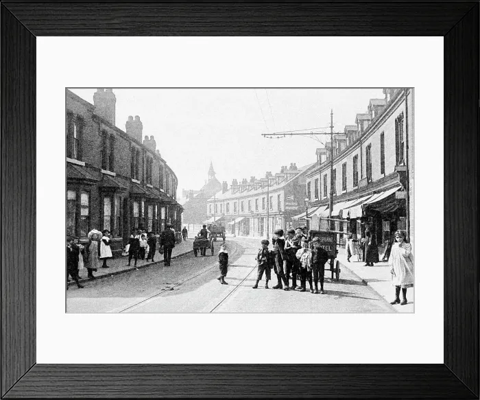 Framed Print : Doncaster Hexthorpe Road early 1900s Framed Print : Doncaster Hexthorpe Road early 1900s