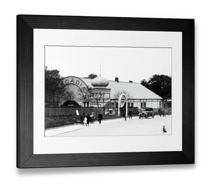 Framed Print : Arcadia, Doncaster early 1900's Framed Print : Arcadia, Doncaster early 1900's