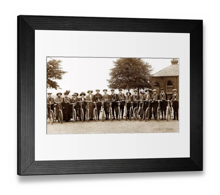 Framed Print : IOGT Cycling Club, Doncaster early 1900's Framed Print : IOGT Cycling Club, Doncaster early 1900's