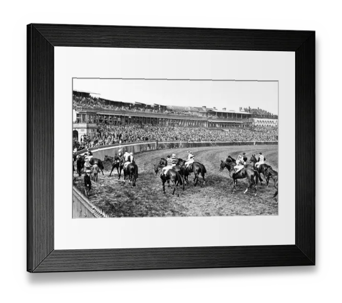 Framed Print : Doncaster Racecourse early 1900's Framed Print : Doncaster Racecourse early 1900's
