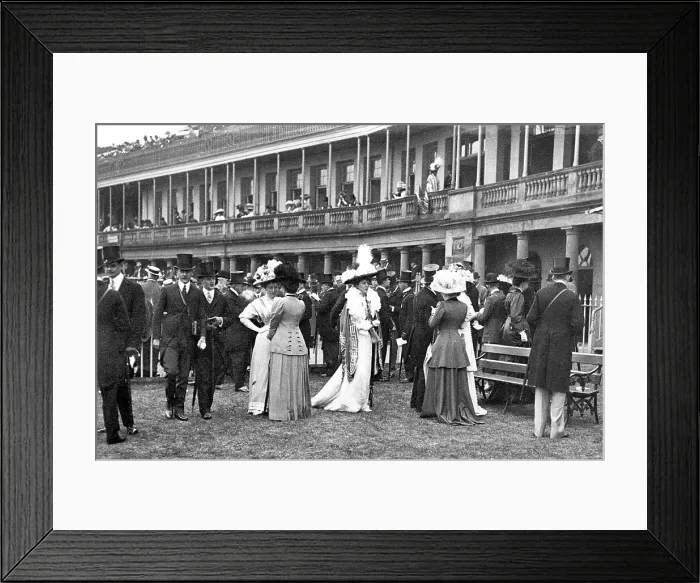 Framed Print : Doncaster Racecourse early 1900's Framed Print : Doncaster Racecourse early 1900's