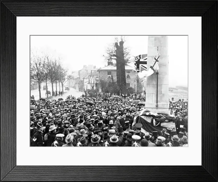 Framed Print : Unveiling the War Memorial in 1923 Doncaster Framed Print : Unveiling the War Memorial in 1923 Doncaster