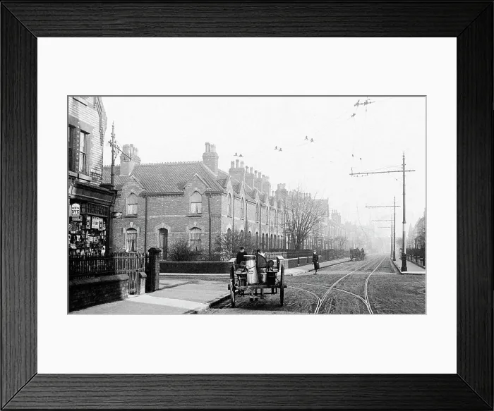 Framed Print : Highfield Road, Wheatley, Doncaster early 1900's Framed Print : Highfield Road, Wheatley, Doncaster early 1900's