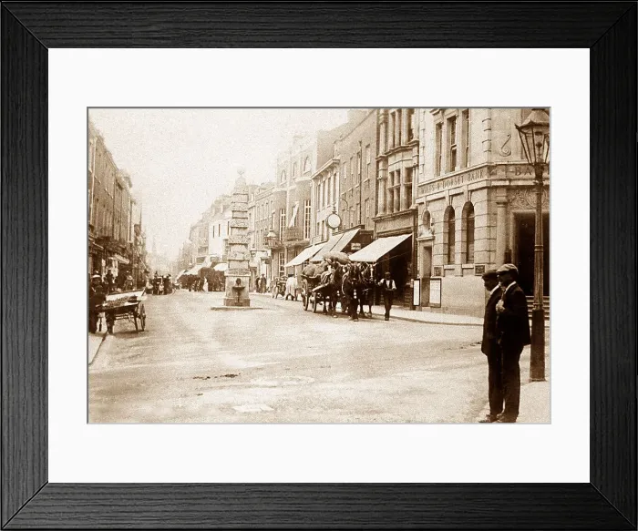 Framed Print : Dorchester Cornhill early 1900s Framed Print : Dorchester Cornhill early 1900s