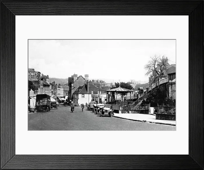 Framed Print : Dorking South Street probably 1920s Framed Print : Dorking South Street probably 1920s