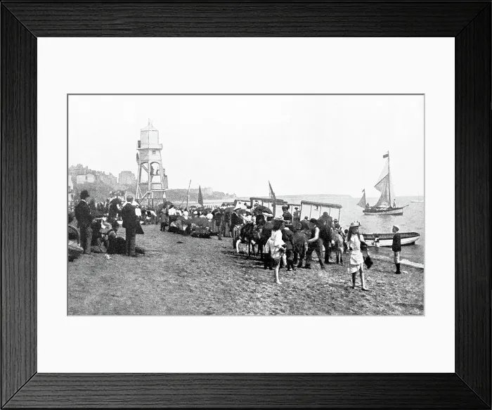 Framed Print : Dovercourt The Sands near Harwich early 1900s Framed Print : Dovercourt The Sands near Harwich early 1900s