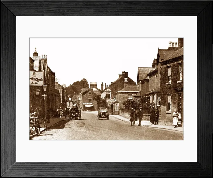 Framed Print : Town Street, Duffield early 1900's Framed Print : Town Street, Duffield early 1900's