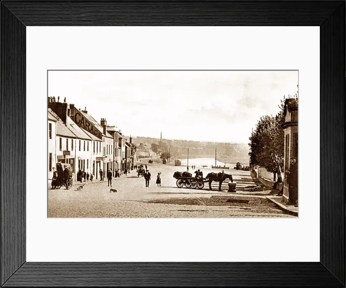 Framed Print : Dumfries Whitesands early 1900s Framed Print : Dumfries Whitesands early 1900s