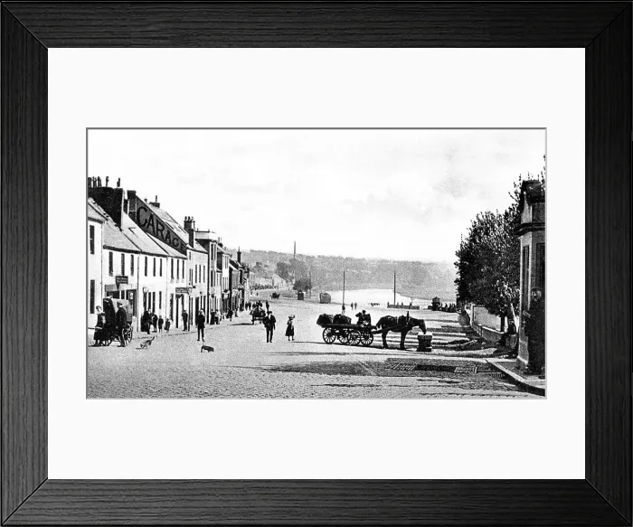 Framed Print : Whitesands, Dumfries early 1900's Framed Print : Whitesands, Dumfries early 1900's