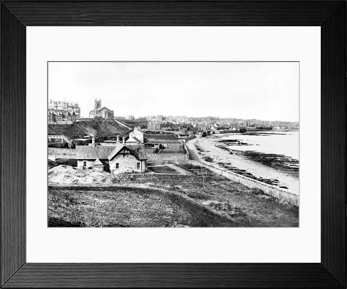 Framed Print : Dunbar from the Links early 1900's Framed Print : Dunbar from the Links early 1900's