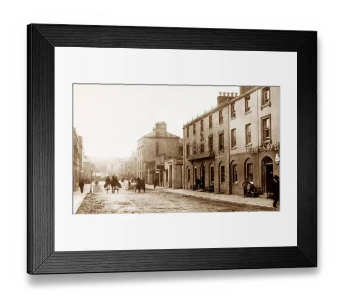 Framed Print : Dungarvan Bridge Street early 1900s Framed Print : Dungarvan Bridge Street early 1900s