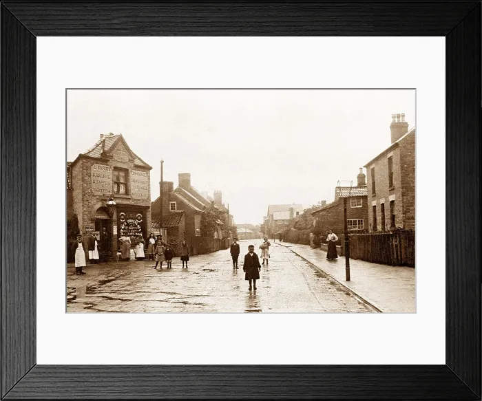 Framed Print : Lowdham early 1900's