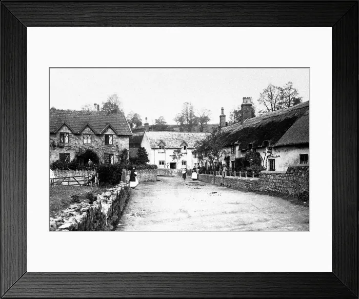 Framed Print : Lower Washford early 1900s Framed Print : Lower Washford early 1900s