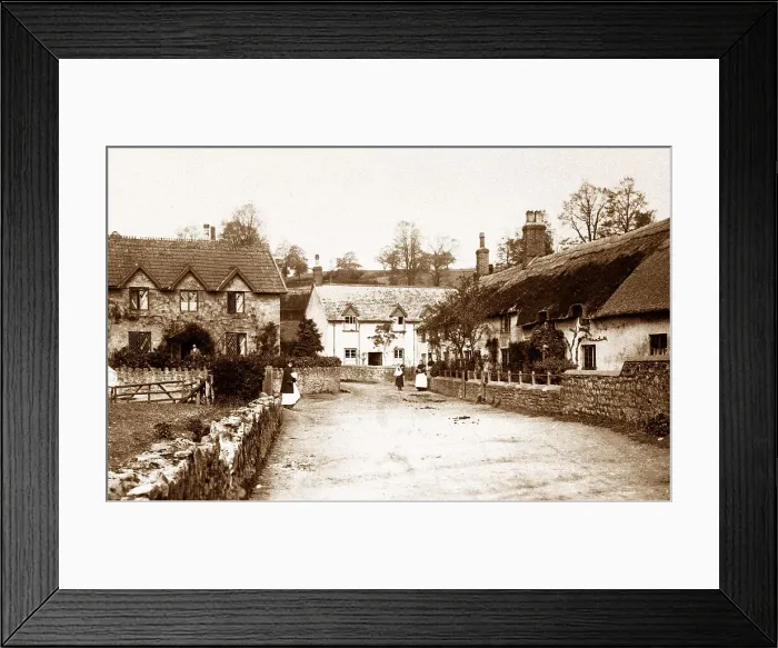 Framed Print : Lower Washford early 1900's Framed Print : Lower Washford early 1900's