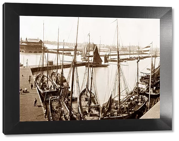 The Harbour, Lowestoft early 1900's