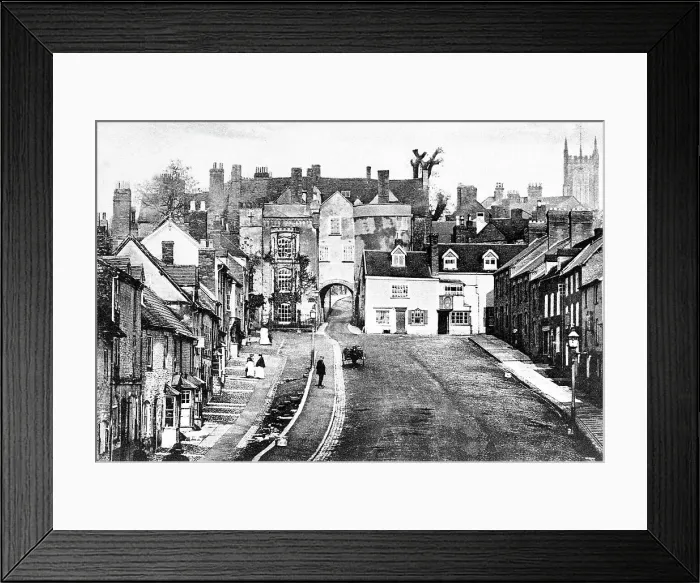 Framed Print : Ludlow Broadgate early 1900s Framed Print : Ludlow Broadgate early 1900s