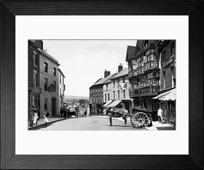 Framed Print : Ludlow The Bull Ring early 1900s Framed Print : Ludlow The Bull Ring early 1900s