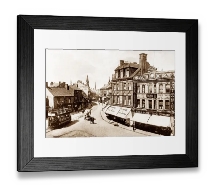 Framed Print : Luton Park Square early 1900s Framed Print : Luton Park Square early 1900s