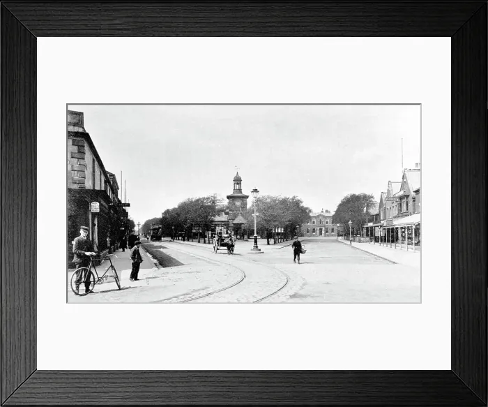 Framed Print : Market Hall, Lytham St Annes early 1900's Framed Print : Market Hall, Lytham St Annes early 1900's